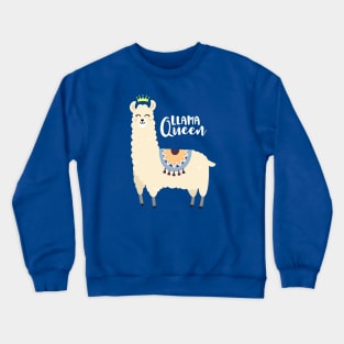 Drama Llama Queen Crewneck Sweatshirt